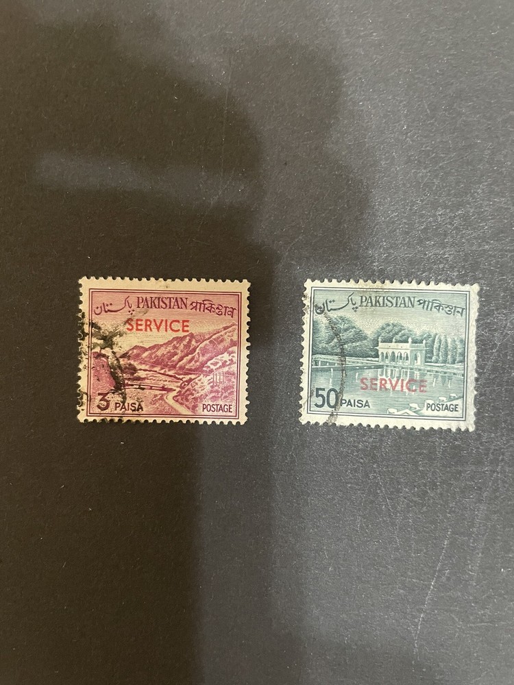 Pakistan Used Stamps. Overprint Service