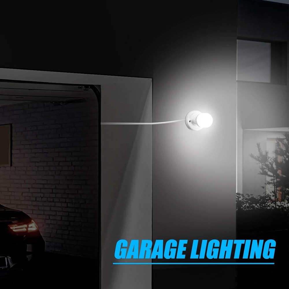 1 Pcs 9.84 Ft Light Socket with Cord E26/ E27 Light Bulb Socket with On/Off Swit