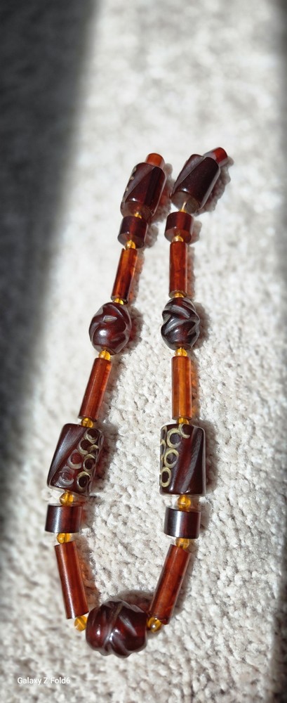 Vintage Bakelite Necklace Beads