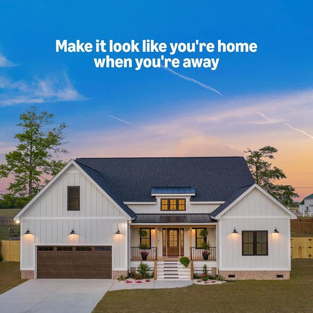 Smart Home Starter Kit | Includes Echo Hub, Smart Plug and 4 Basics Smart Bulbs,