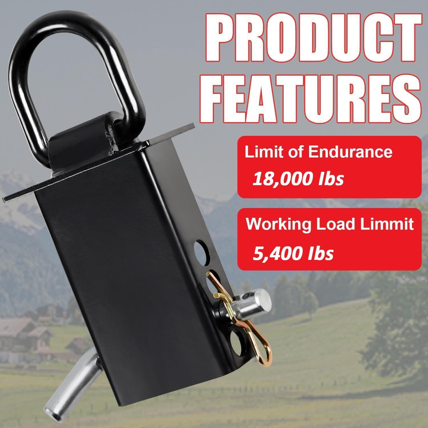 Heavy Duty Stake Pocket D Rings Adjustable 18,000 lbs Stake Pocket D-Ring