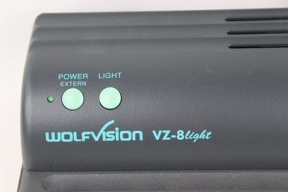WolfVision VZ-8 Light Overhead Document Visualizer & Carrying Case No Power Cord