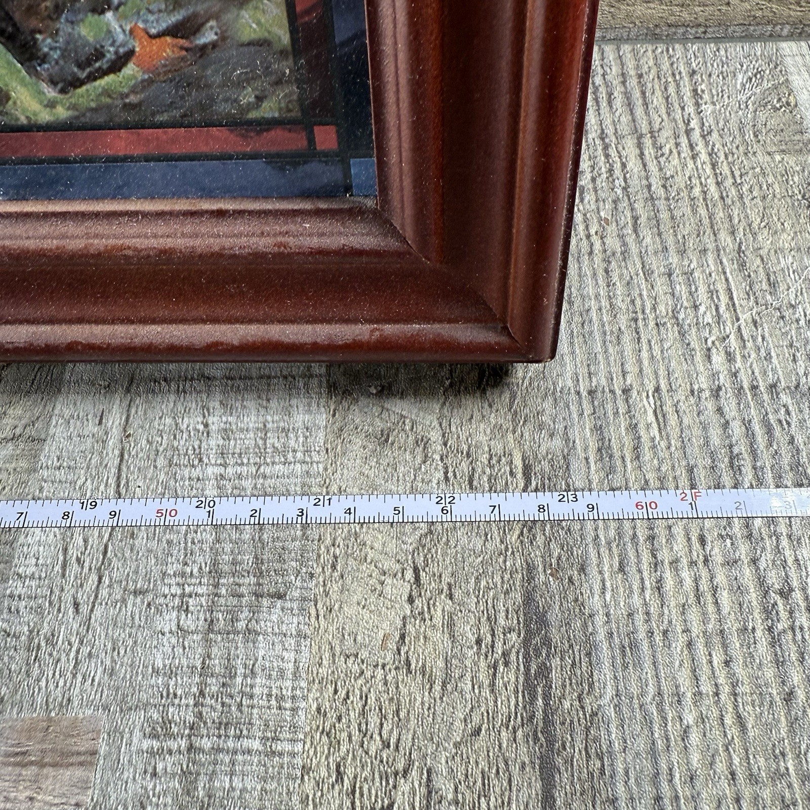 2005 Bradford Exchange LIGHT OF FREEDOM USMC Limited Edition Stain Glass Light