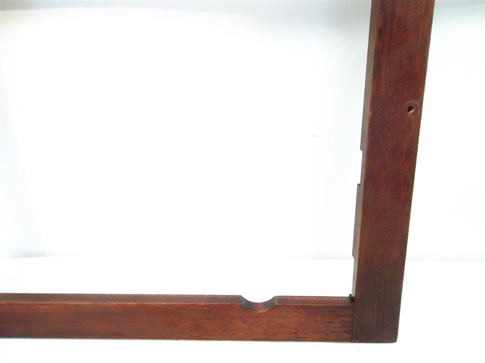 EDISON C-19 CHIPPENDALE DIAMOND DISK PHONOGRAPH TURNTABLE SIDE EDGE COVER