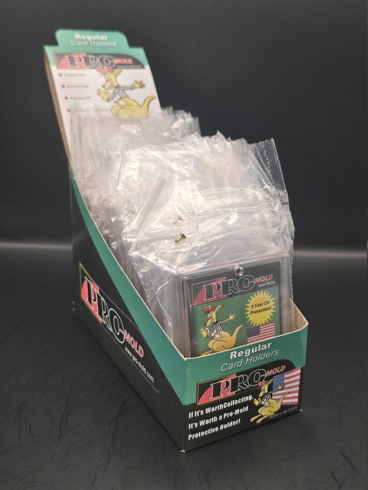 25x Pro Mold 20 Pt. One Screw (1-Screw) Regular Card Holders - USA