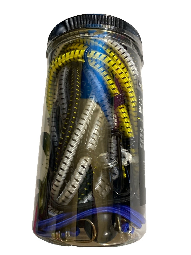 Pro Essentials 20 Pc Heavy Duty Bungee Cord Set