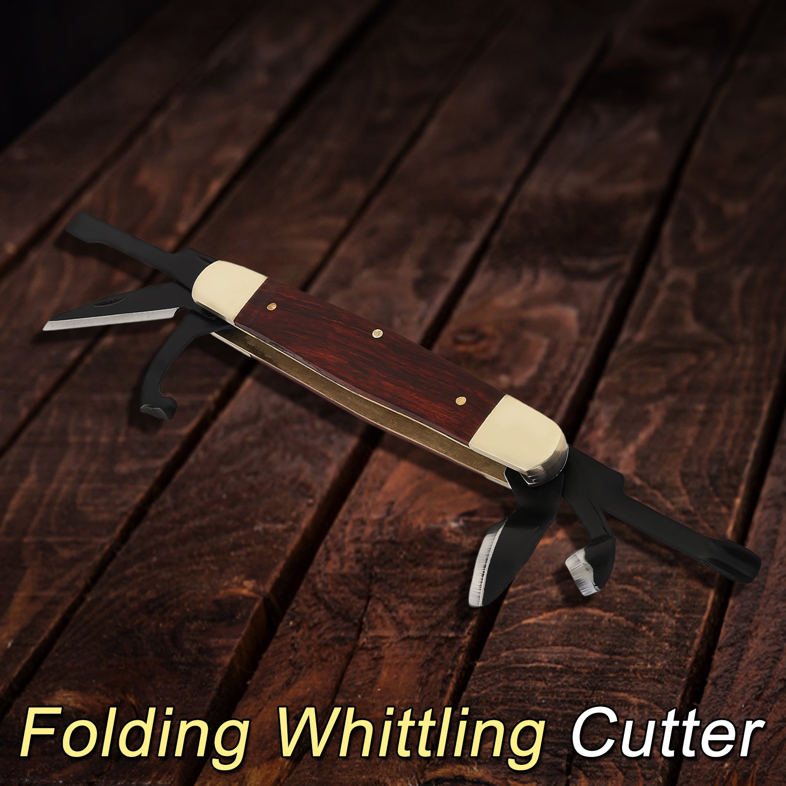 Wood Carving Tool Handed Engraving Tool Holder Folding Whittling Cutter