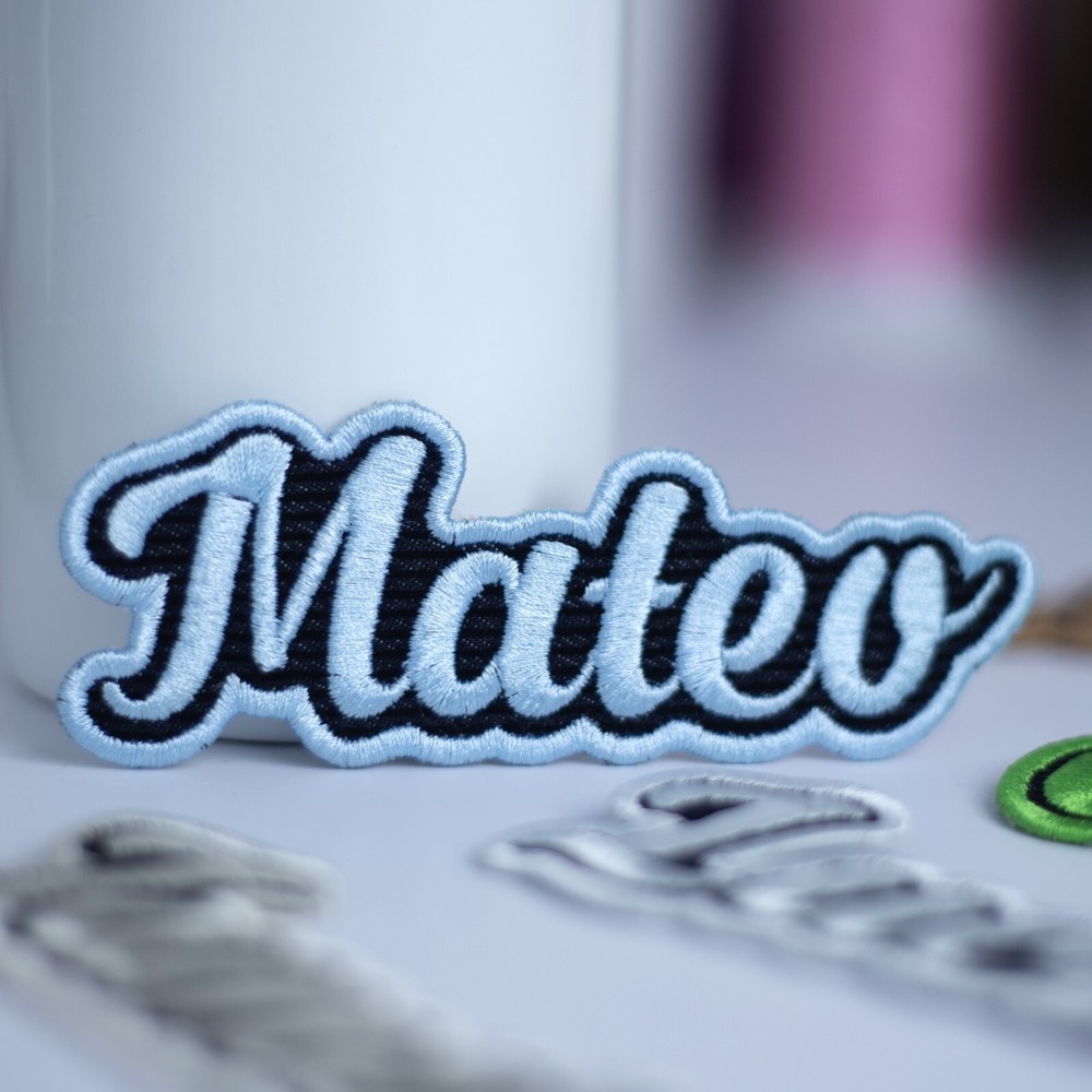 Custom Your Name Personalized Tag Embroidered Iron-on Patch DIY Applique Biker