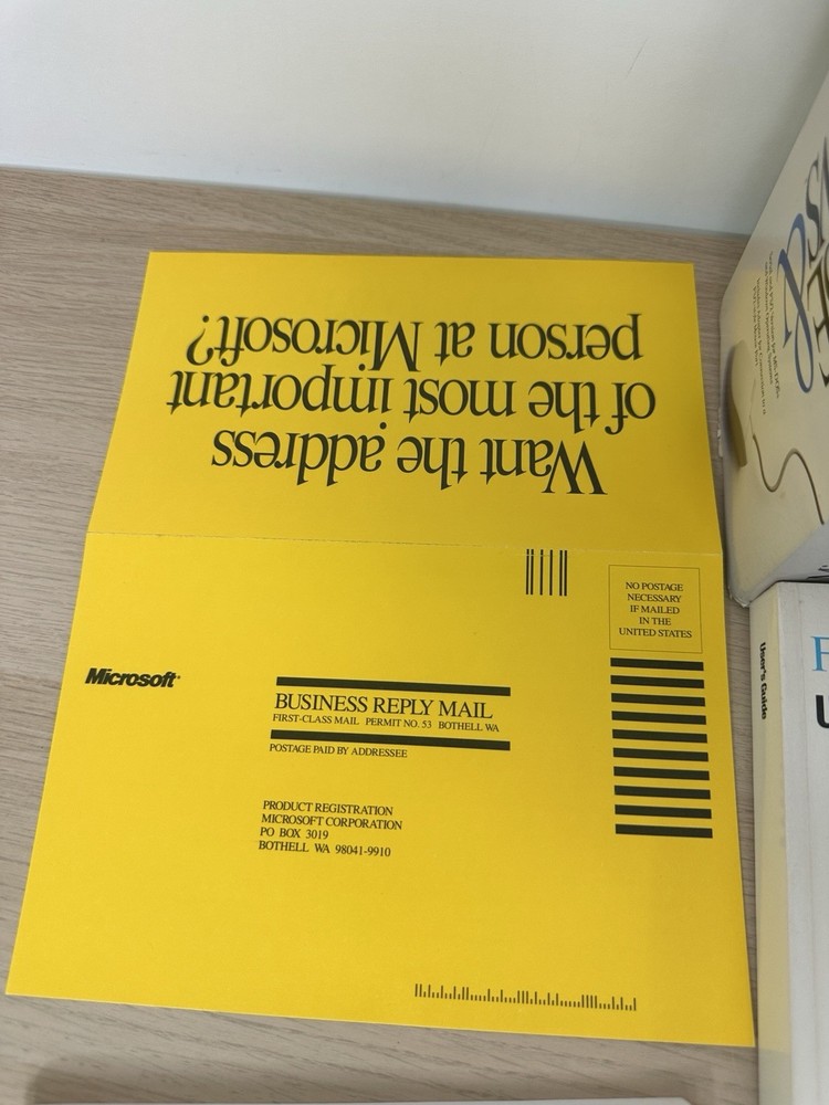 Microsoft Windows 3.1 Operating System + Microsoft Mouse - Vintage 1992 Big Box