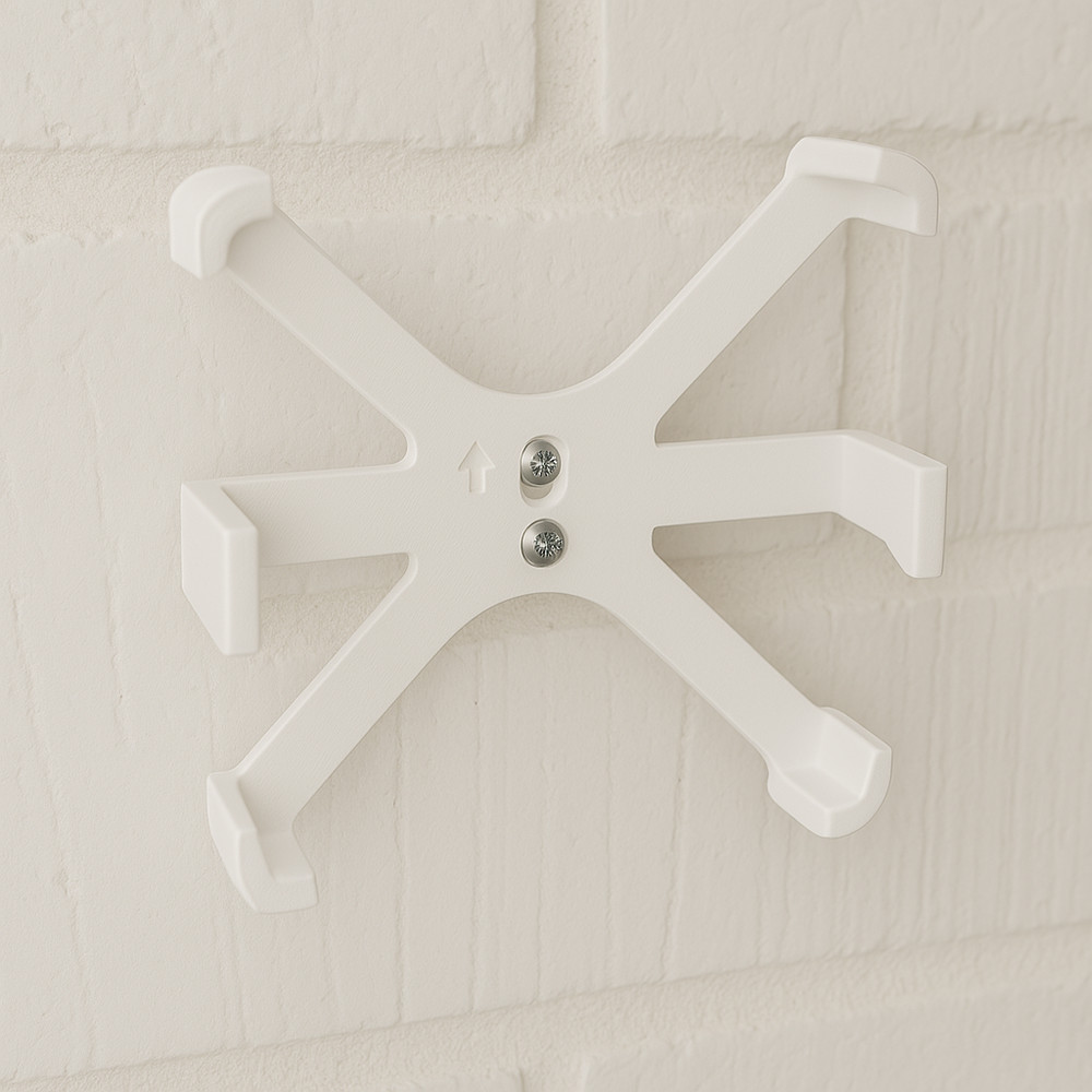 Hive Hub Wall Mount Bracket with Adjustable Alignment & Secure Grip – Hardware