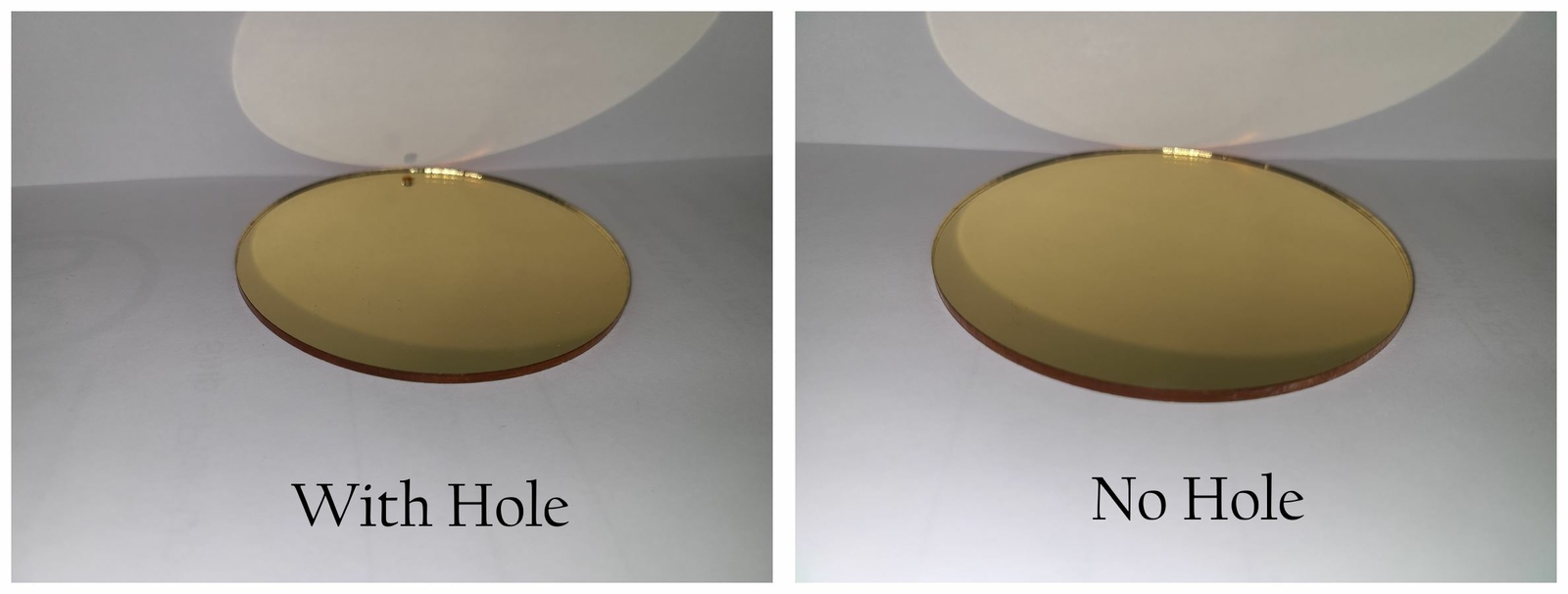 100 Laser Cut GOLD Mirror Acrylic Blank Round Discs - DIY Crafts Keychains