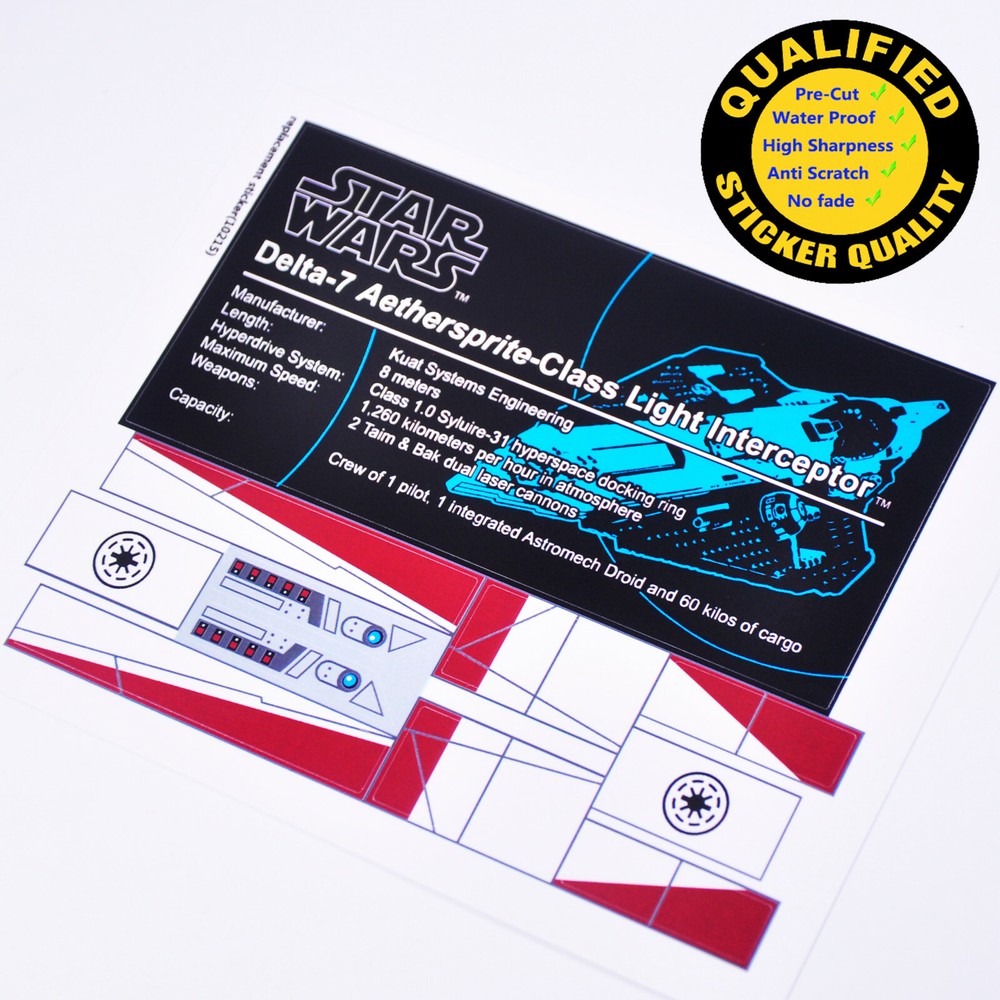 Replacement sticker for set 10215 Precut sticker