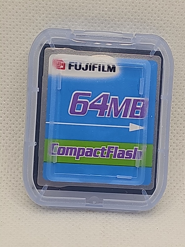 Fujifilm 64MB CompactFlash-Memory Card-With Storage Case.