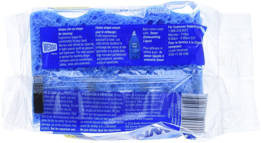 Dawn Non Scratch Sponges 2 pk