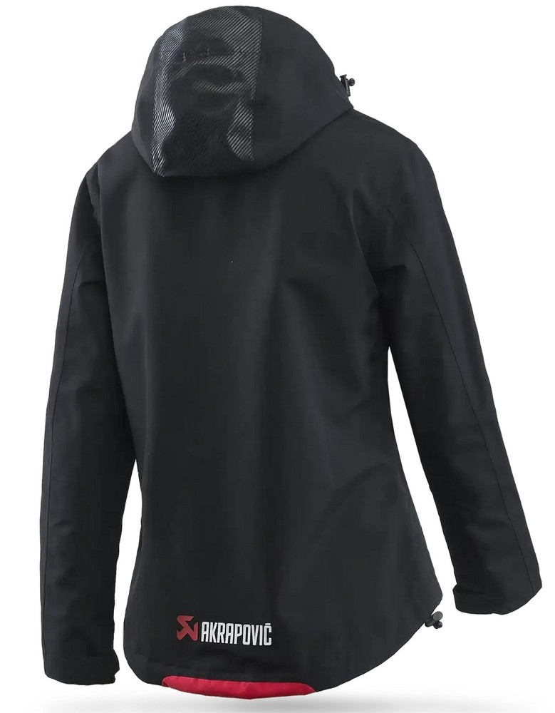 Akrapovic Corpo Womens Rain Jacket Black