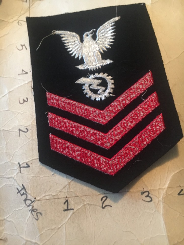 USN Rate Training Deviceman 1st Class Petty Officer Patch 6/14/25