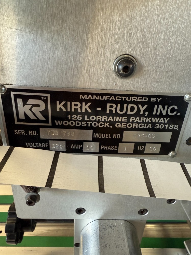 Kirk-Rudy Tabber / Wafer Sealing Machine Model 535 CS