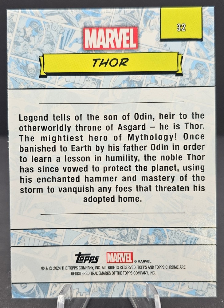 2024 Topps Chrome Marvel #32 Thor