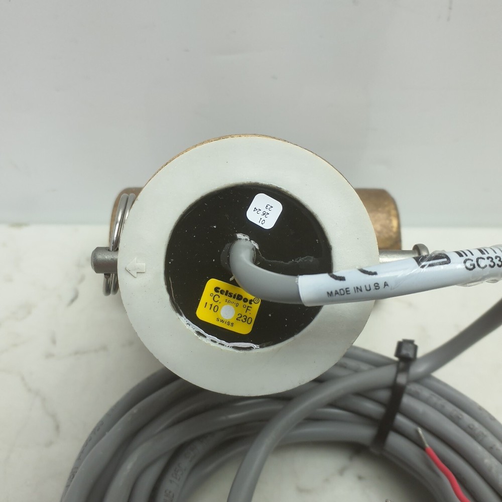 Impeller 8250BR0505-1211 Flow Meter 1/2" Fitting Size Paddlewheel Sensor