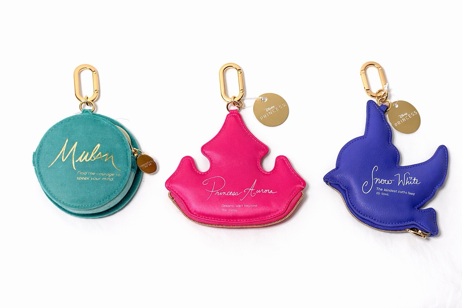 NWT Bath And Body Works 2026 Disney Princess Keychain Coin Purses