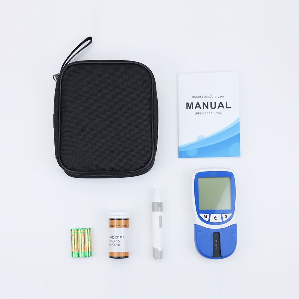 5 in 1 Cholesterol, HDL, Triglycerides Test - Complete Testing System for Home H