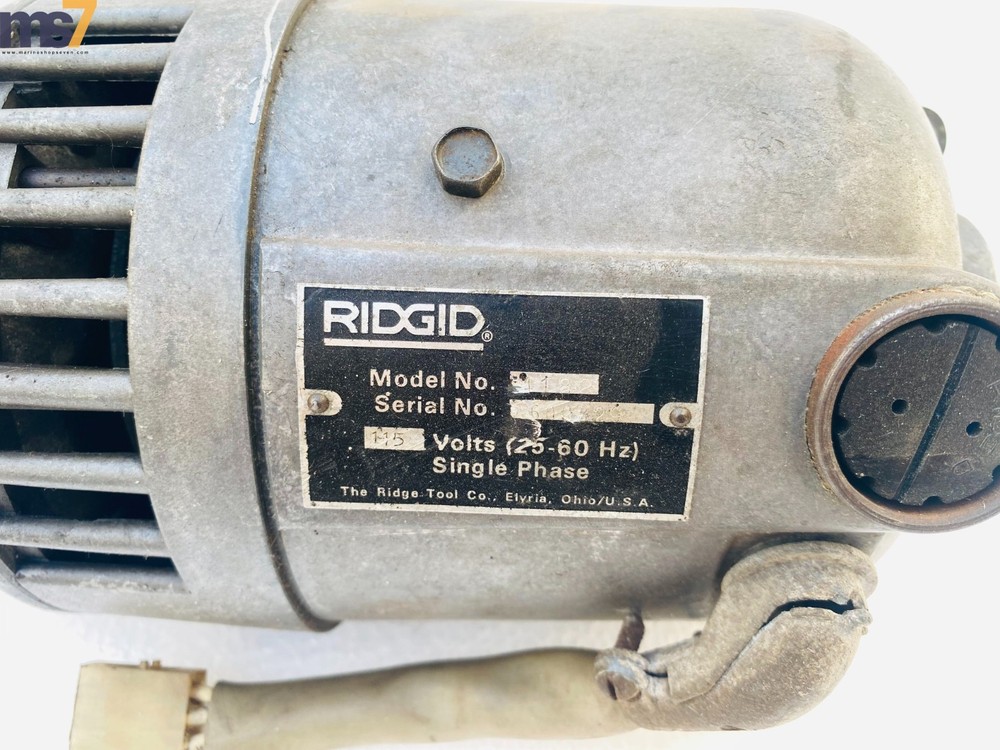 RIDGID 1182 ELECTIC MOTOR FOR 535 PIPE THREADER THREADING MACHINE 115V