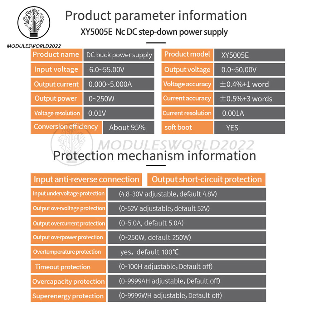 Adjustable CNC Regulated Power Supply Module Constant Voltage Current Step-down