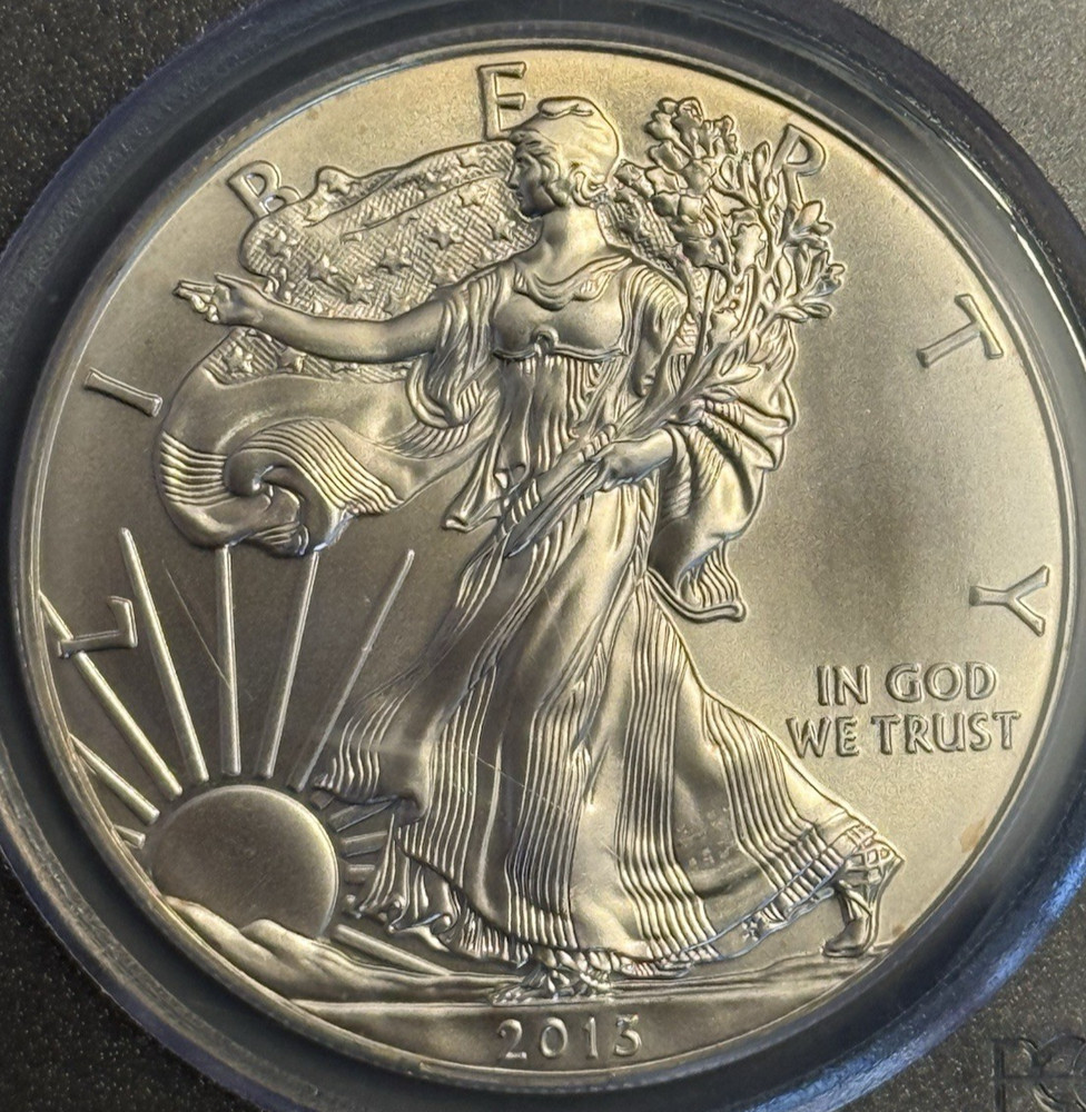 2013-(W) Silver Eagle PCGS MS69 First Strike Flag Label Struck at West Point
