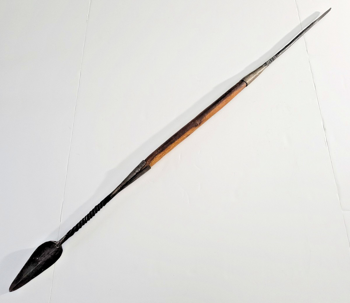 African Kenyan Maasai Hunting  Spear Vintage Handmade - 41"