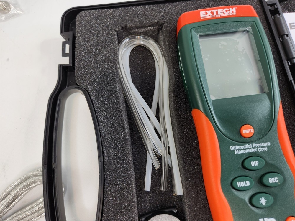 Extech HD700 Differential Pressure Manometer - 2PSI - Brand New
