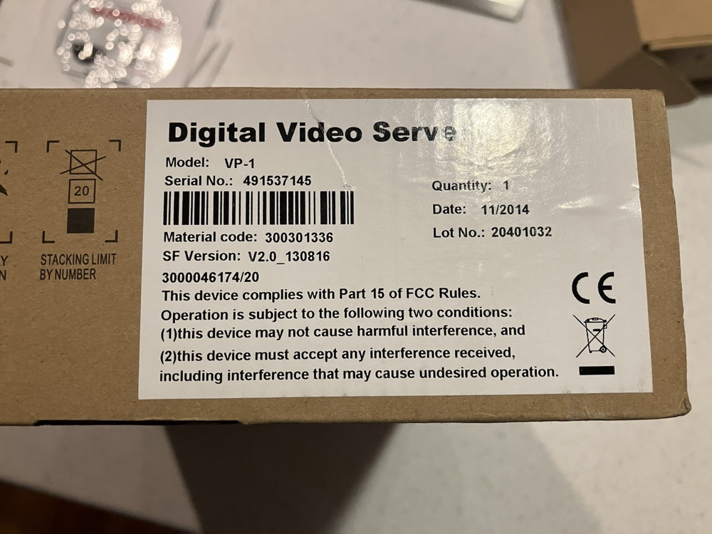 Advidia VP-1 Digital Video Server Real Time