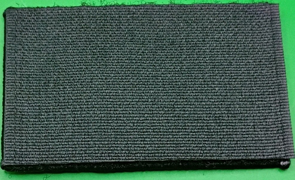 SOMETIMES MOTIVATION FINDS YOU Bear Patch Screen Print Gold Edge Hook/Loop