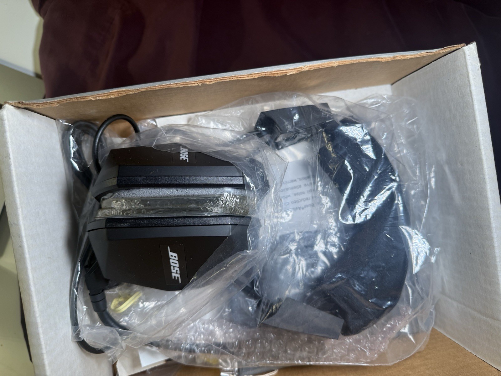 COLLECTORS ITEM: New in Box BOSE Aviation Series 1 Headset W Original Interfaces