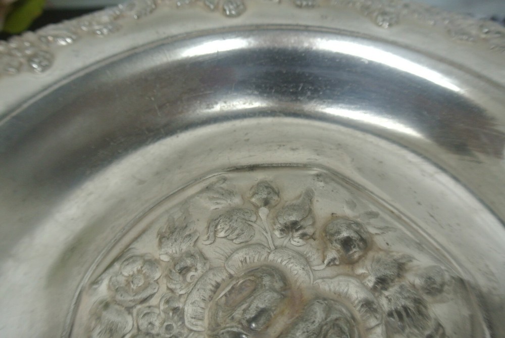 Vintage Aurora Warranted Established 1869 Brides Basket