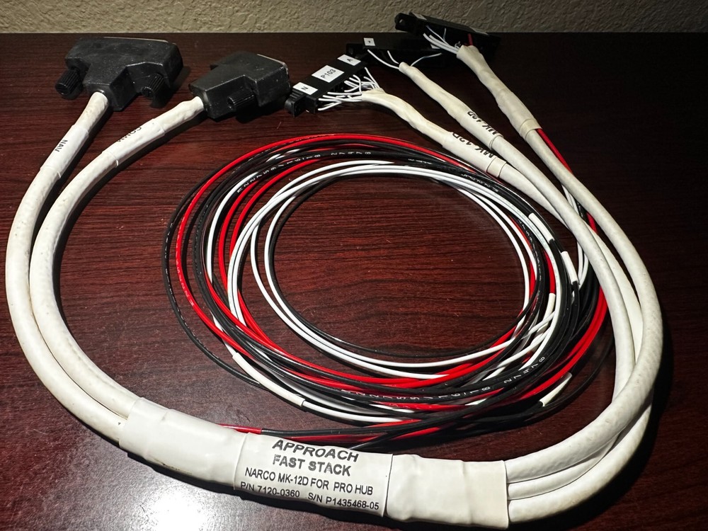 Approach Systems Fast Stack cable harness for Narco MK-12D NEW