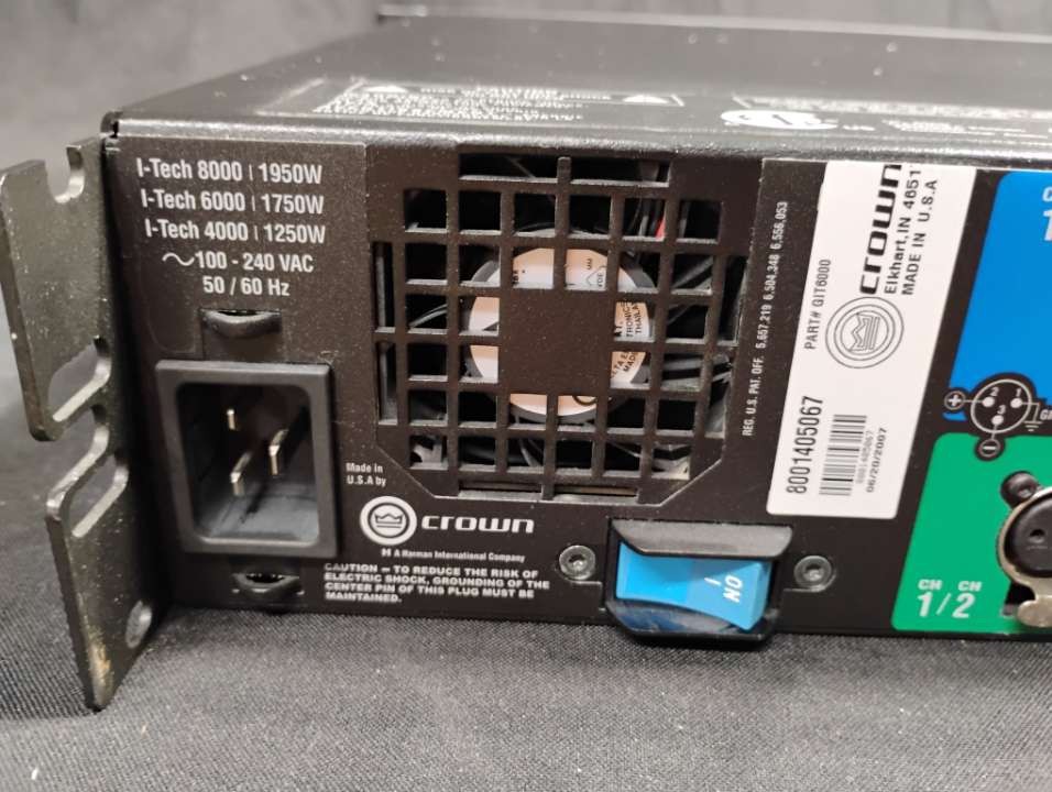 Crown I-Tech 6000 Power Amplifier