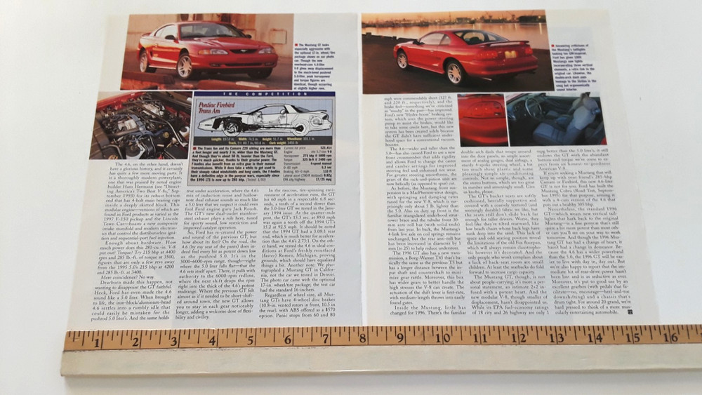 1996 MUSTANG GT ORIGINAL ARTICLE