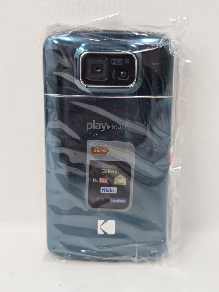 Kodak PlayTouch Zi10 Video Camera (Blue) - OPEN BOX