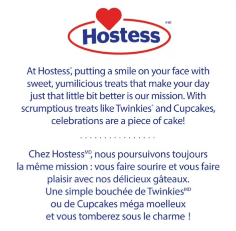 Hostess Vanilla Cupcakes, 206g (4 Pack)