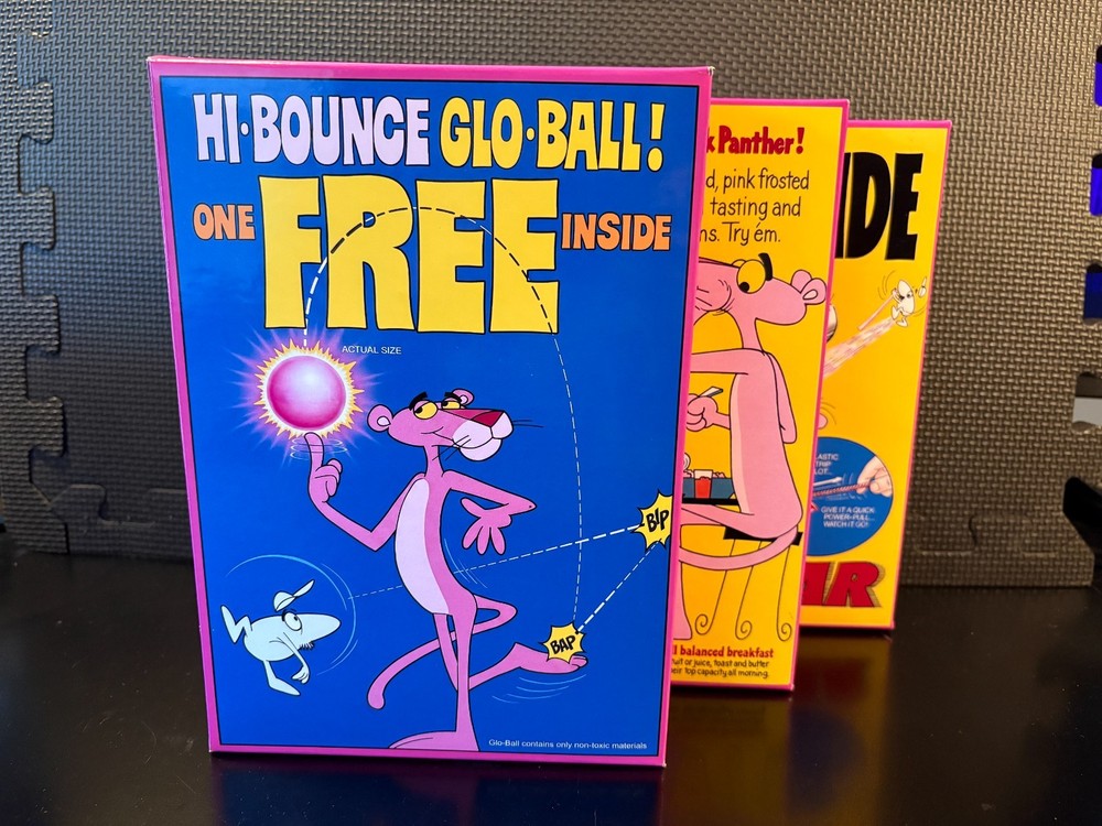 Pink Panther Flakes combo - 3 empty custom design display boxes