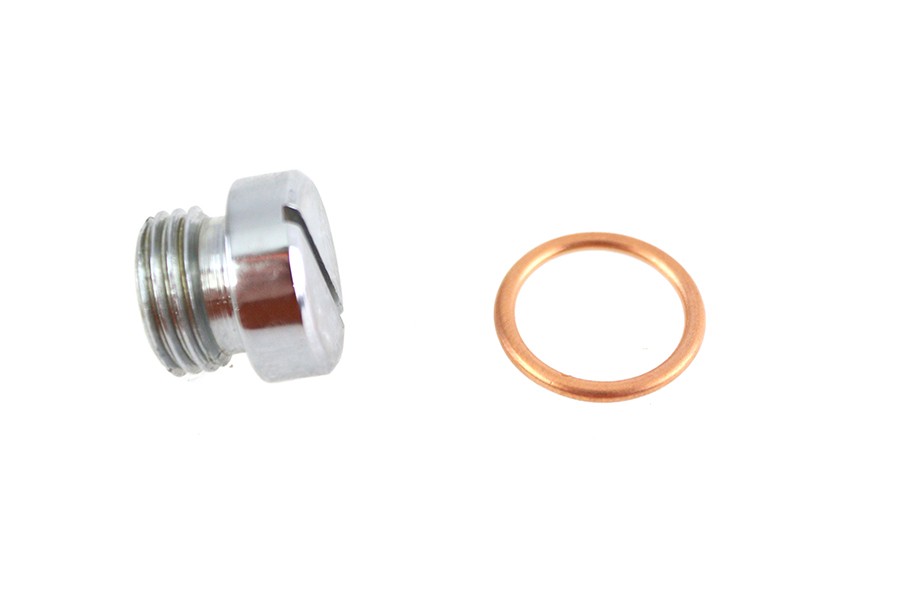 Oil Pump Screen Plug Chrome for Harley-Davidson
