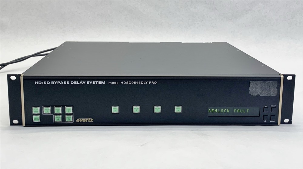 Evertz HDSD9545DLY-PRO HD/SD Audio & Video Delay Time Shift Processor