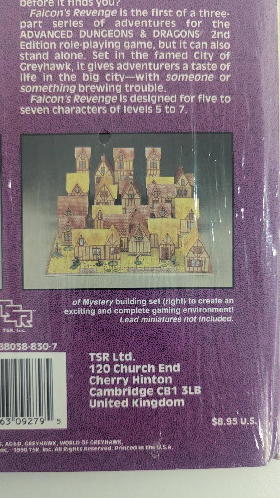TSR AD&D 2nd Ed Greyhawk Falcon’s Revenge WGA1 RPG Module