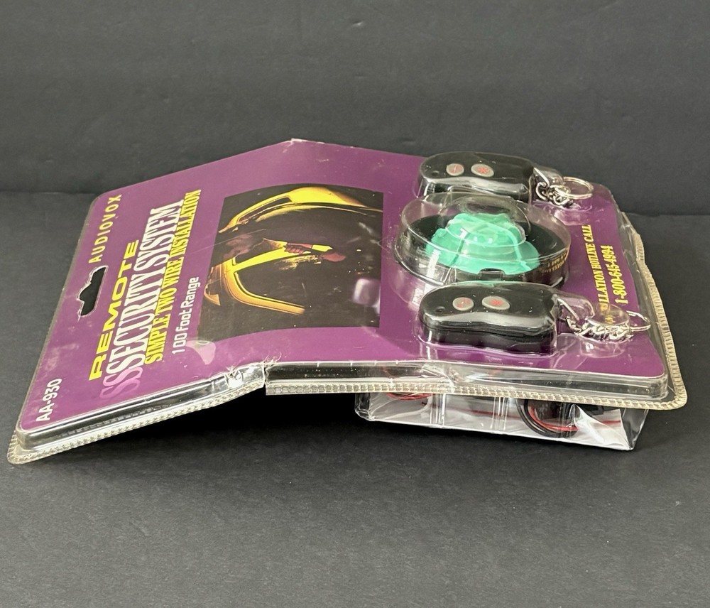 Audiovox Remote Security System Simple 2 Wire Installation 100-Ft Range AA930