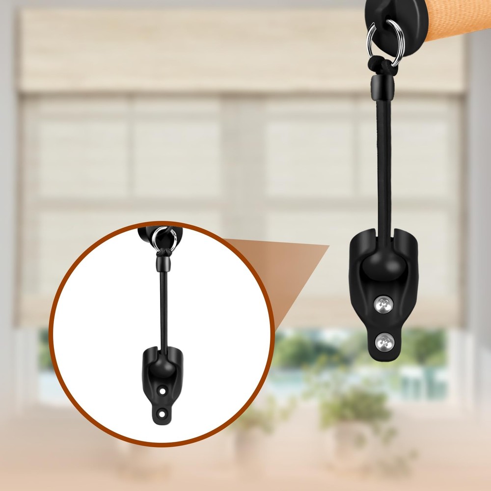 Coolaroo Replacement Part Roller Shade Hardware Bungee Kit and End Cap Tie Do...