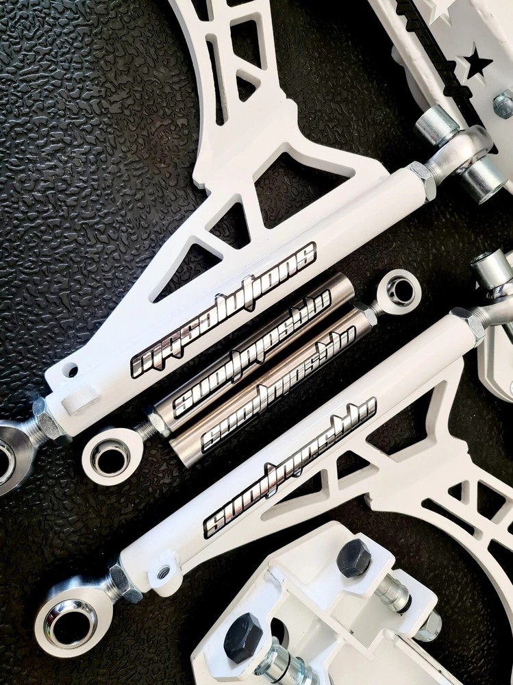 ⭐ BMW e92, e87, e82, E9X, E8X Max Angle Steering Kit Adjustable Uniball Front