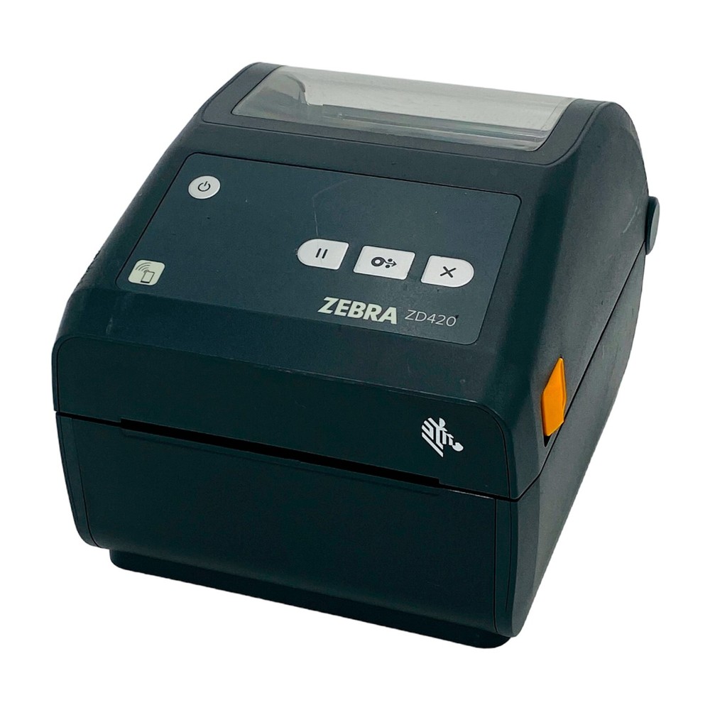 Zebra ZD420 Direct Thermal Barcode Label Printer USB LAN Bluetooth No Adapter