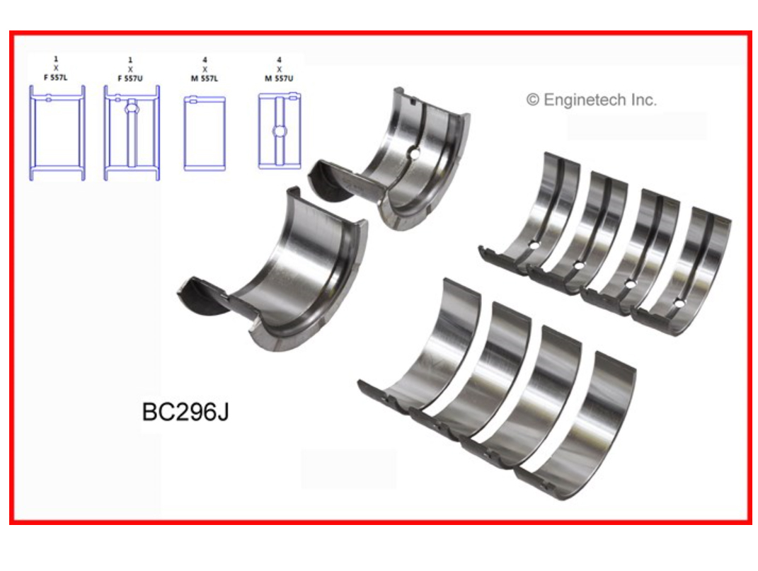 Engine Remain Rering Overhaul Kit for 1986-1995 Chevrolet SBC 350 5.7L TBI