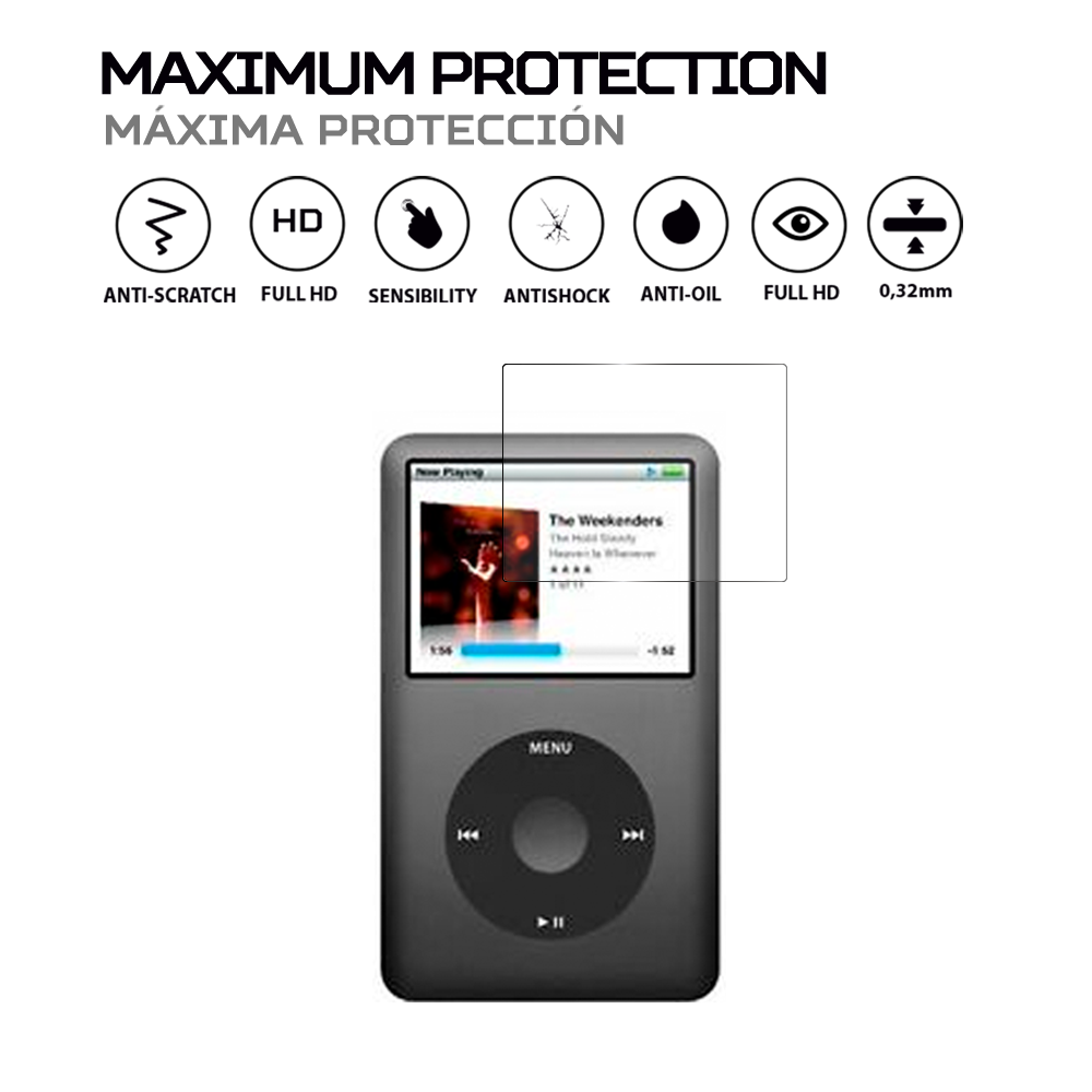 ANTISHOCK Screen protector for Apple iPod Classic 6
