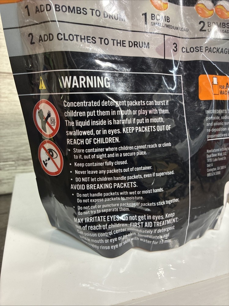 Dead Down Wind Black Odor Eliminator Unscented Premium Laundry Bombs 🔥👀